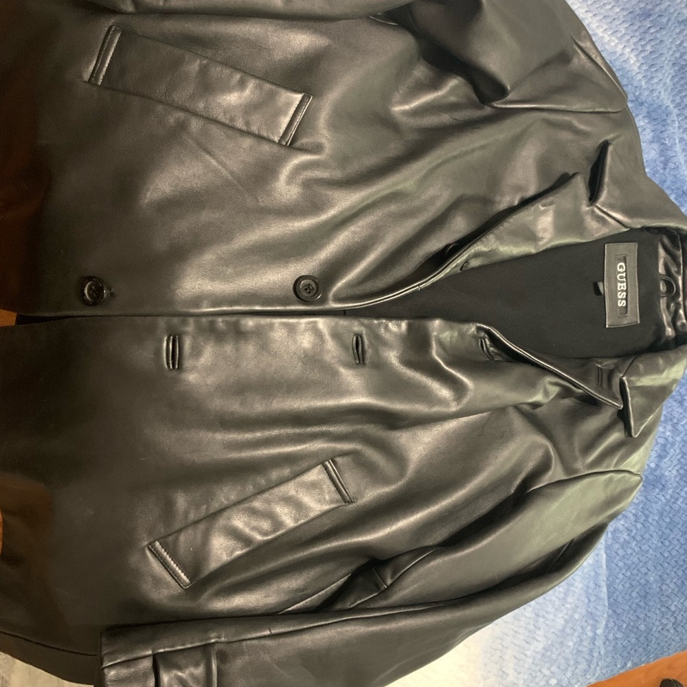 Leather jacket Guess M/L